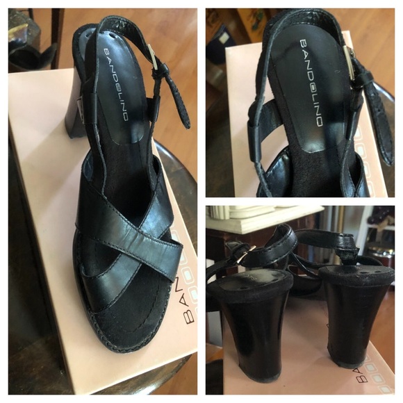 bandolino black sandals